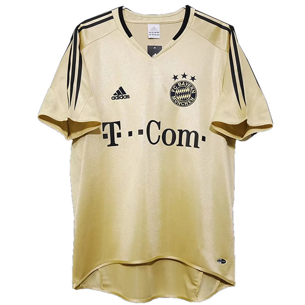 Bayern munich loin maillot rétro deuxième uniforme de football hommes sport football kit hauts chemise 2004-2005