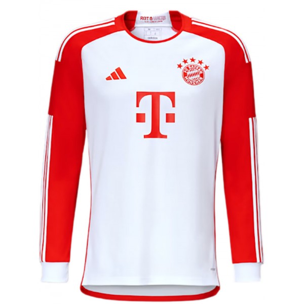 Bayern munich domicile maillot à manches longues uniforme de football hommes premier kit de football de sport maillot haut 2023-2024