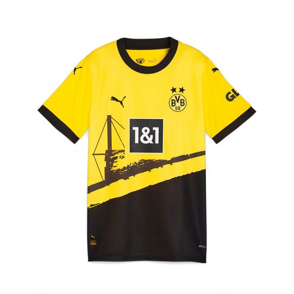Borussia dortmund domicile maillot féminin femmes premier uniforme de football vêtements de sport hauts de football chemise de sport 2023-2024