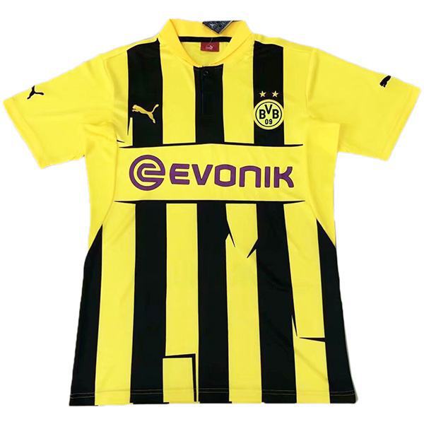Borussia Dortmund domicile maillot de foot rétro vintage t-shirt de sport de football premier maillot homme sportswear 2012-2013
