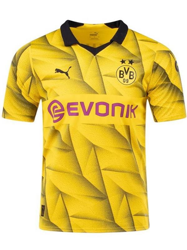 Borussia Dortmund troisième maillot uniforme de football 3ème kit de football de sport pour hommes maillot haut 2023-2024