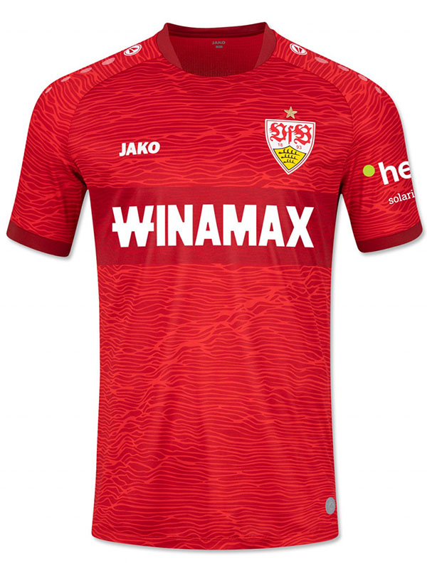 VfB Stuttgart maillot extérieur uniforme de football deuxième kit de football pour hommes haut maillot de sport 2023-2024