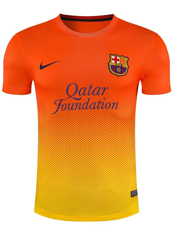 Barcelona extérieur maillot rétro vintage uniforme de football deuxième vêtement de sport pour hommes kit de football chemise haute 2012-2013