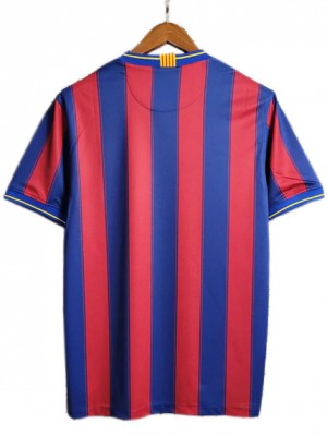 Barcelona maillot rétro domicile uniforme de football premier maillot de football sportswear pour homme 2009-2010