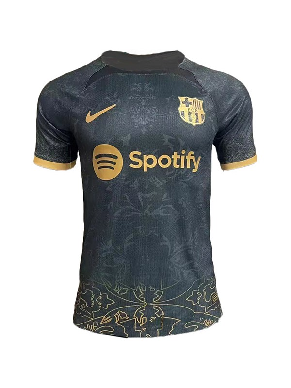 Barcelona édition spéciale maillot de football uniforme kit noir vêtements de sport pour hommes hauts de football chemise de sport 2023-2024