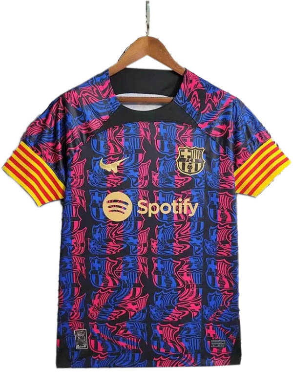 Barcelona maillot édition spéciale uniforme de football maillot de football de sport rouge bleu pour hommes haut 2023-2024