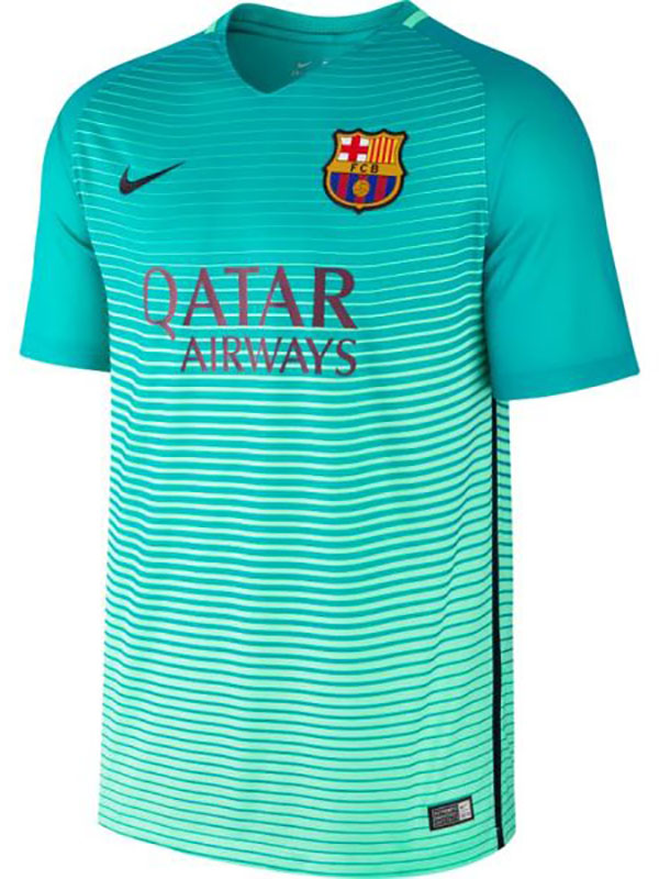 Barcelona vintage troisième maillot maillot de football hommes troisième ensemble de maillot de football sport top 2016 - 2017