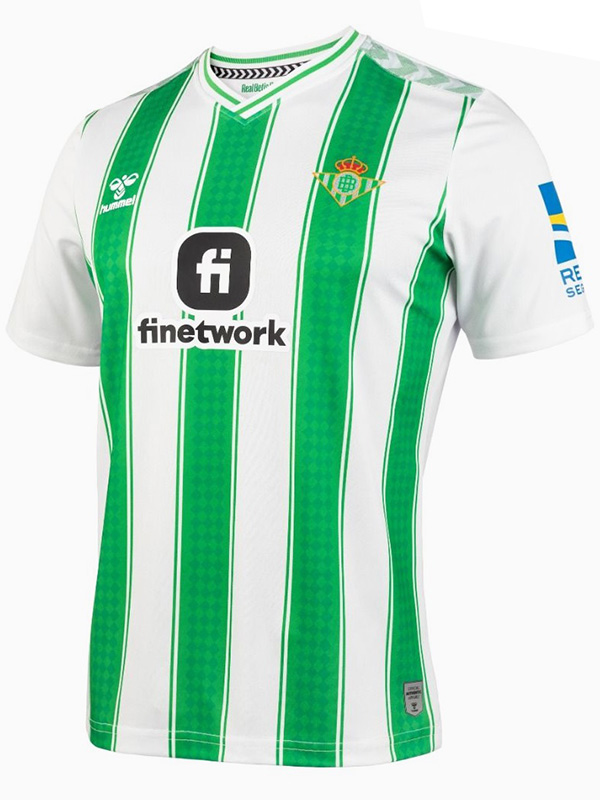 Real betis maillot domicile uniforme de football premier kit de football pour hommes en tête du maillot de sport 2023-2024