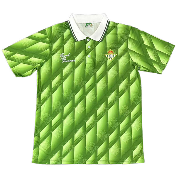 Real betis domicile maillot rétro uniforme de football premier kit de football pour hommes hauts chemise de sport 1993