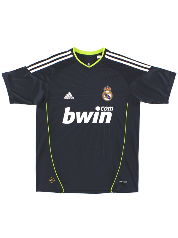 Real madrid loin maillot rétro uniforme de football hommes deuxième maillot de sport de football 2010-2011