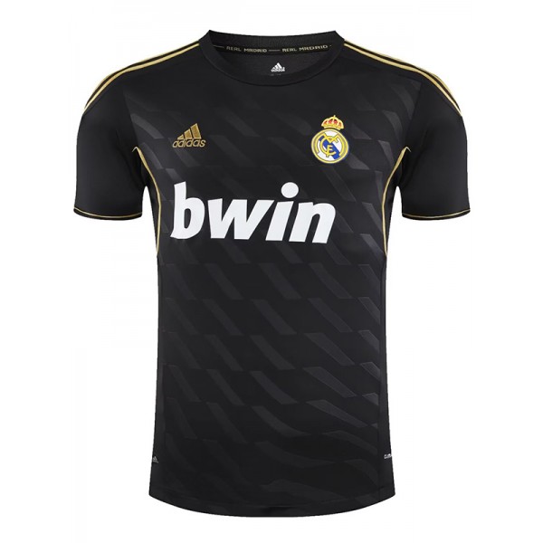 Real Madrid extérieur maillot rétro football uniforme vintage deuxième kit de football pour hommes hauts chemise de sport 2011-2012