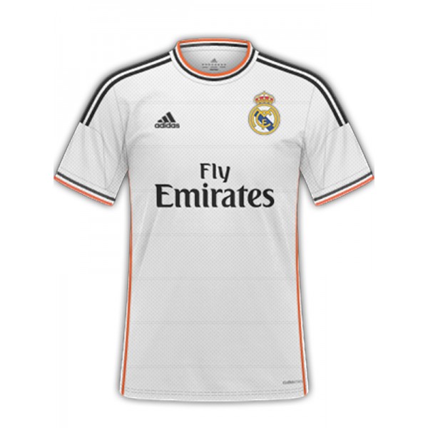 Real Madrid domicile maillot rétro uniforme de football premier kit de football pour hommes hauts chemise de sport 2013-2014
