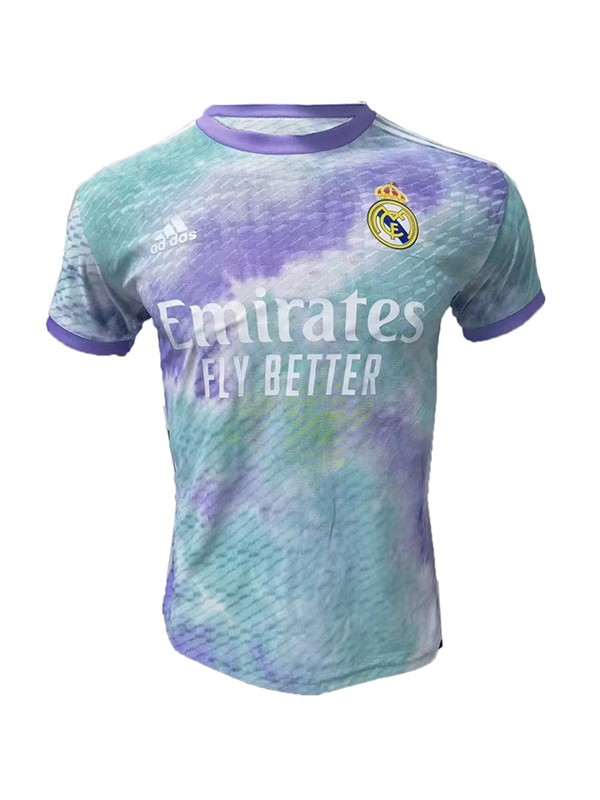 Real madrid édition spéciale maillot édition du joueur violet blanc uniforme de football kit de football de vêtements de sport pour hommes en tête chemise de sport 2023-2024