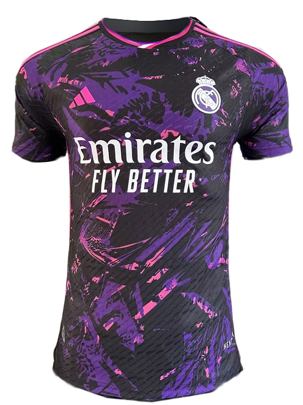 Real madrid maillot spécial football uniforme violette hommes édition limitée sportswear football haut chemise 2023-2024