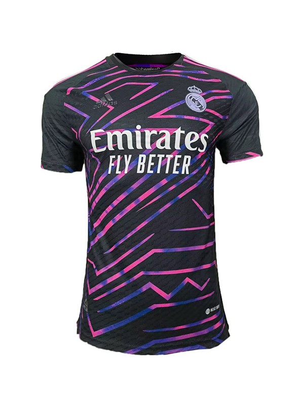 Real madrid version spéciale du joueur maillot de football uniforme de football pour hommes en tête sport chemise violette 2023-2024