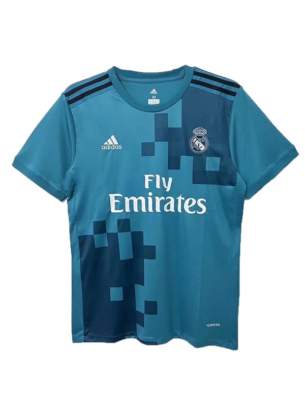Real madrid troisième maillot rétro hommes 3ème sportswear football hauts sport maillot de football 2017-2018