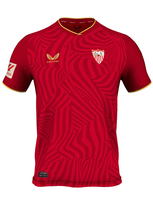 Sevilla extérieur maillot uniforme de football deuxième kit de football pour hommes haut maillot de sport 2023-2024