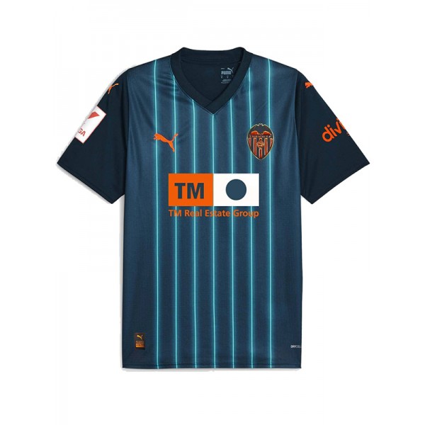 Valencia maillot extérieur uniforme de football deuxième vêtement de sport pour hommes kit de football maillot haut 2023-2024