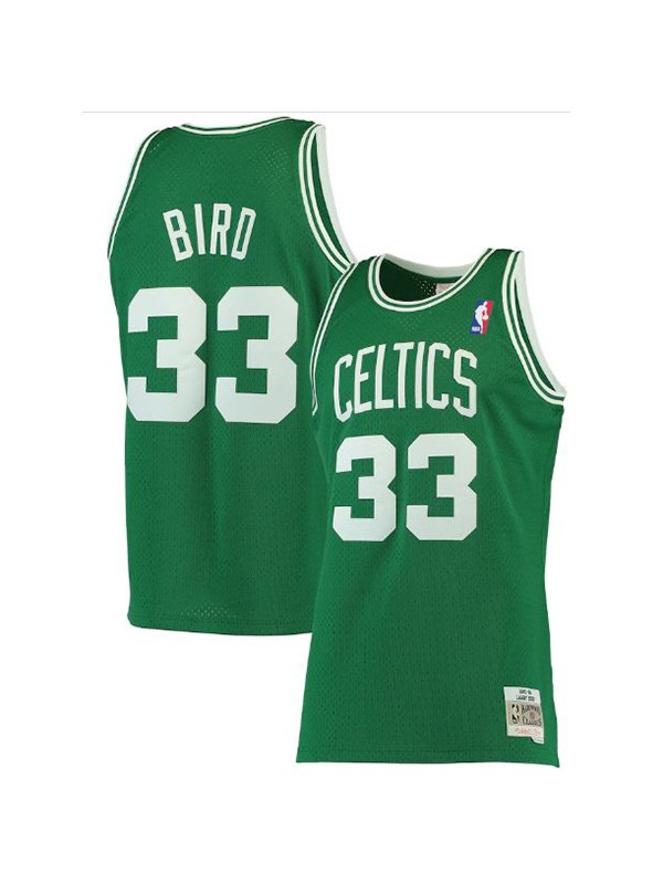 Boston Celtics retro jersey Larry Bird 33# kelly green basketball replica uniform swingman limited edition kit 2007-2008