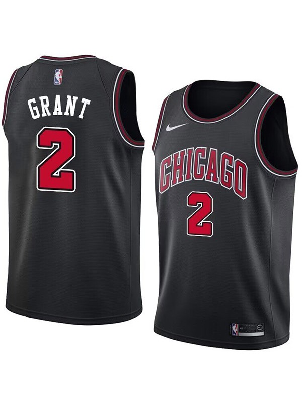 Chicago bulls city edition swingman jersey men's Horace Grant 2 black basketball limited vest