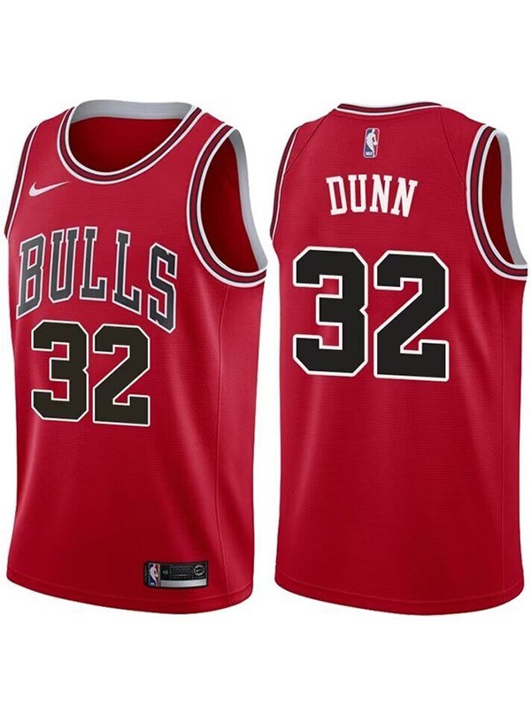 Chicago bulls city edition swingman jersey men's Kris Dunn 32 red basketball limited vest