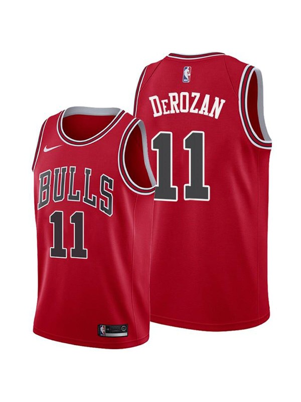 Chicago Bulls demar derozan 11 swingman jersey men's basketball statement edition limited vest red 2021
