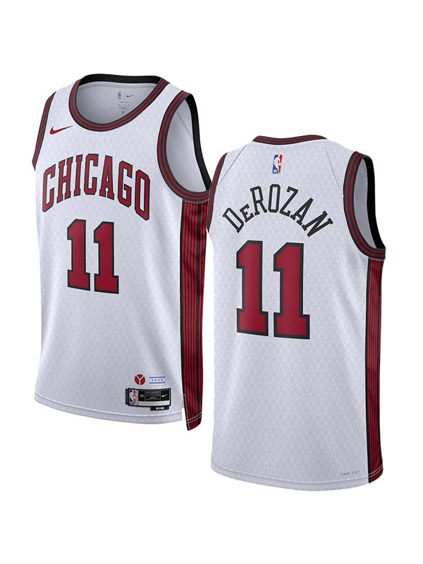 Chicago Bulls jersey basketball uniform DeROZAN 11# swingman white kit limited edition shirt 2022-2023