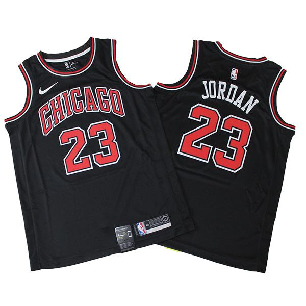 Chicago Bulls Jordan 23 retro jersey men's basketball shirt Nba swingman vest black 1997-1998