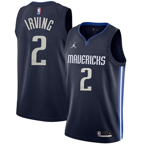 Dallas Mavericks Kyrie Irving #2 Dri-Fit swingman jersey basketball uniform swingman kit limited navy edition shirt 2022-2023