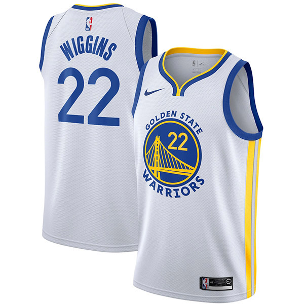 Golden State Warriors 22 maillot Andrew Wiggins le kit de swingman uniforme de basket-ball de la ville chemise blanche en édition limitée 2022