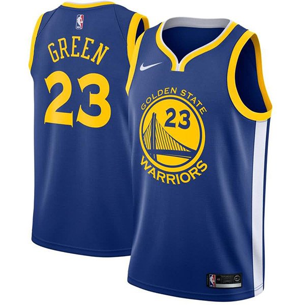 Golden State Warriors 23 Draymond Green maillot bleu ville uniforme de basket-ball swingman kit édition limitée chemise 2022