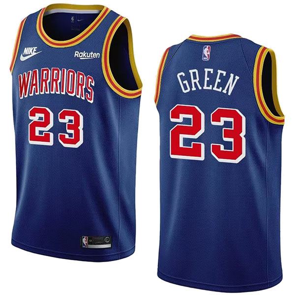 Golden State Warriors 23 Green jersey blue basketball uniform swingman kit limited edition shirt 2022-2023