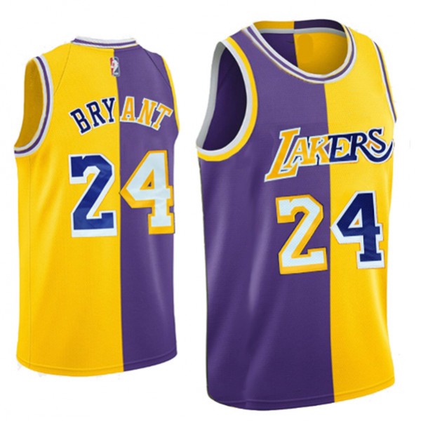 Golden State Warriors 24 Kobe Bryant jersey 75th basketball uniform swingman city kit limited edition gold purple shirt 2022