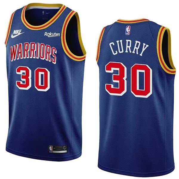 Golden State Warriors 30 Curry jersey blue basketball uniform swingman kit limited edition shirt 2022-2023