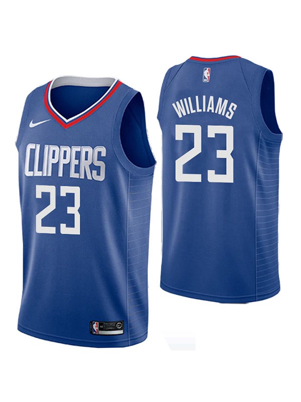 Los Angeles Clippers 23 maillot Lou Williams 75e ville uniforme de basket-ball swingman kit édition limitée chemise bleue 2022