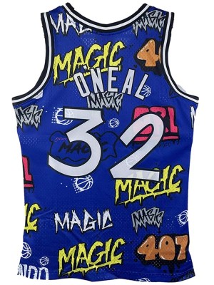 Orlando Magic O'neal jersey men's basketball swingman retro uniform blue limited edition shirt 1994-1995