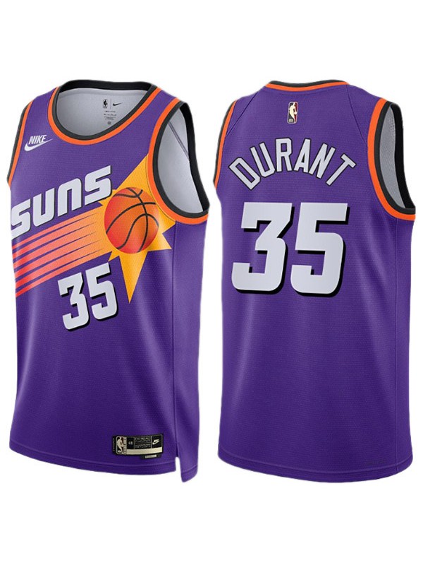 Phoenix jersey Suns Kevin Durant 35# uniform purple swingman limited edition kit 2022-2023