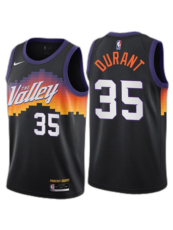 Phoenix Suns jersey Kevin Durant 35# uniform swingman limited edition black orange kit 2022-2023