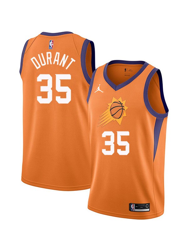 Phoenix Suns jersey Kevin Durant 35# uniform swingman limited edition orange kit city shirt 2022-2023