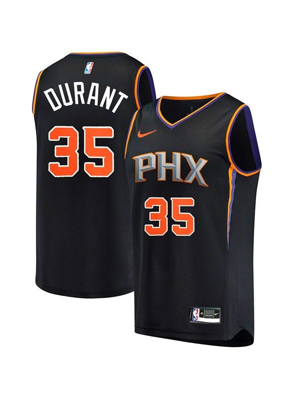 Phoenix Suns jersey swingman limited edition uniform Kevin Durant 35# black kit city shirt 2022-2023
