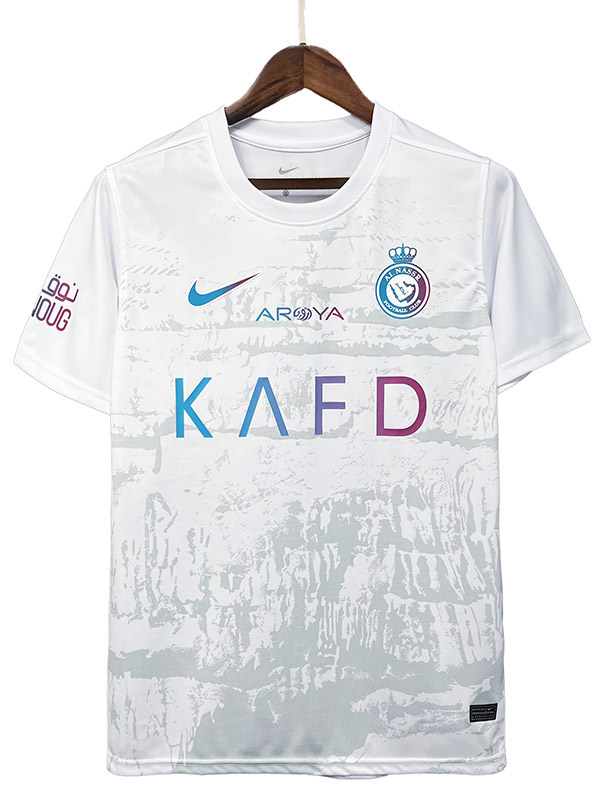 Al-Nassr troisième maillot uniforme de football kit de football 3ème sport pour hommes hauts chemise 2023-2024