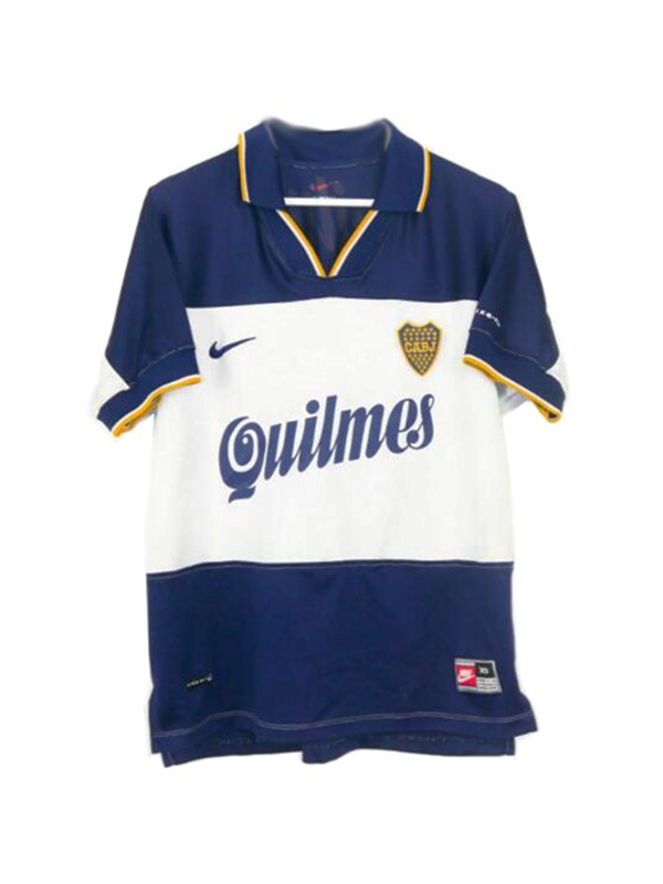 Boca juniors loin maillot rétro hommes deuxième uniforme de football en tête sport maillot de football 2000-2001