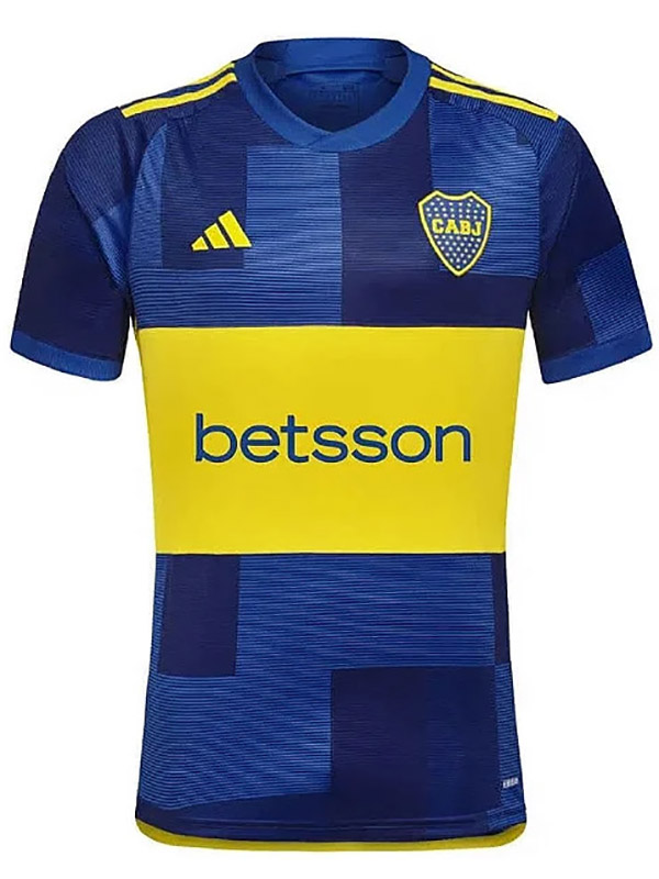 Boca juniors maillot domicile uniforme de football premier vêtement de sport pour hommes kit de football haut-shirt 2023-2024