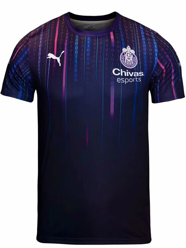 Chivas édition spéciale maillot uniforme de football kit de football marine pour hommes hauts chemise de sport 2024-2025