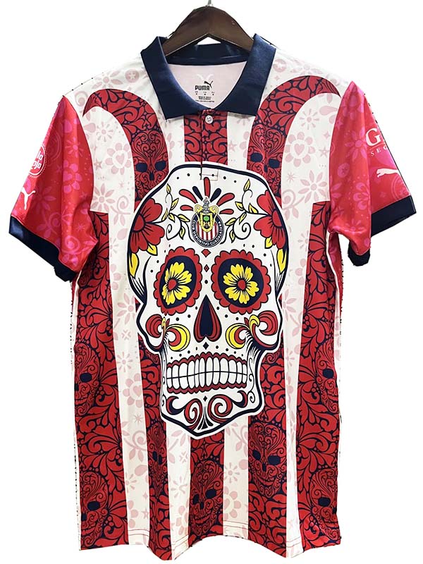 Chivas maillot de football édition spéciale uniforme de football rouge kit de football pour hommes hauts chemise de sport 2023-2024