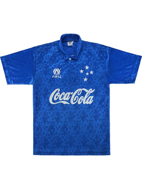Cruzeiro domicile maillot rétro uniforme de football premier kit de football pour hommes haut de sport chemise 1994-1995