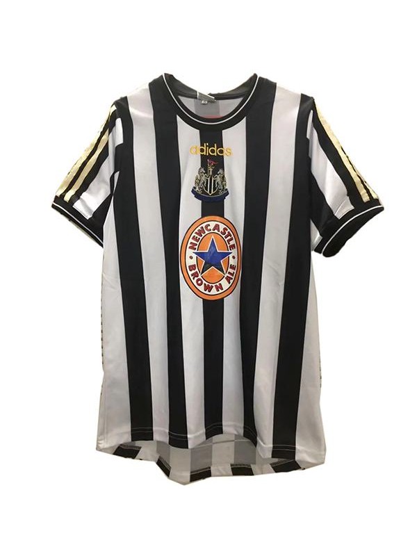 Newcastle United Home Retro Jersey Men's Soccer Sportwear Football Shirt 1997-99