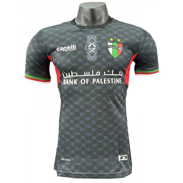 Palestino Deportivo maillot extérieur uniforme de football homme noir sportswear kit de football chemise haute 2024-2025