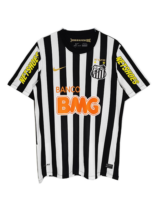 Santos loin rétro maillot hommes deuxième sportswear football hauts sport maillot de football 2013-2014