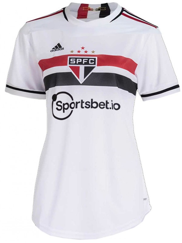 Sao Paulo domicile maillot féminin kit de football premier uniforme de football de vêtements de sport pour femmes hauts chemise de sport 2023-2024